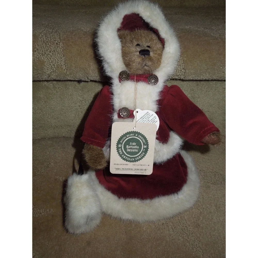 BOYDS‎ Bear Plush Mrs Fezziwig Jodi Bear 9